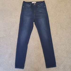 Kancan dark wash skinny jeans